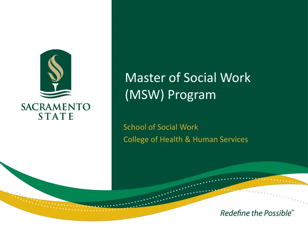 master of social work msw program