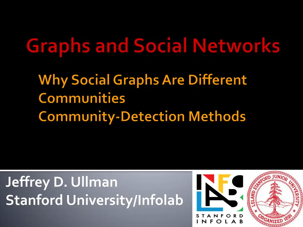 jeffrey d ullman stanford university infolab