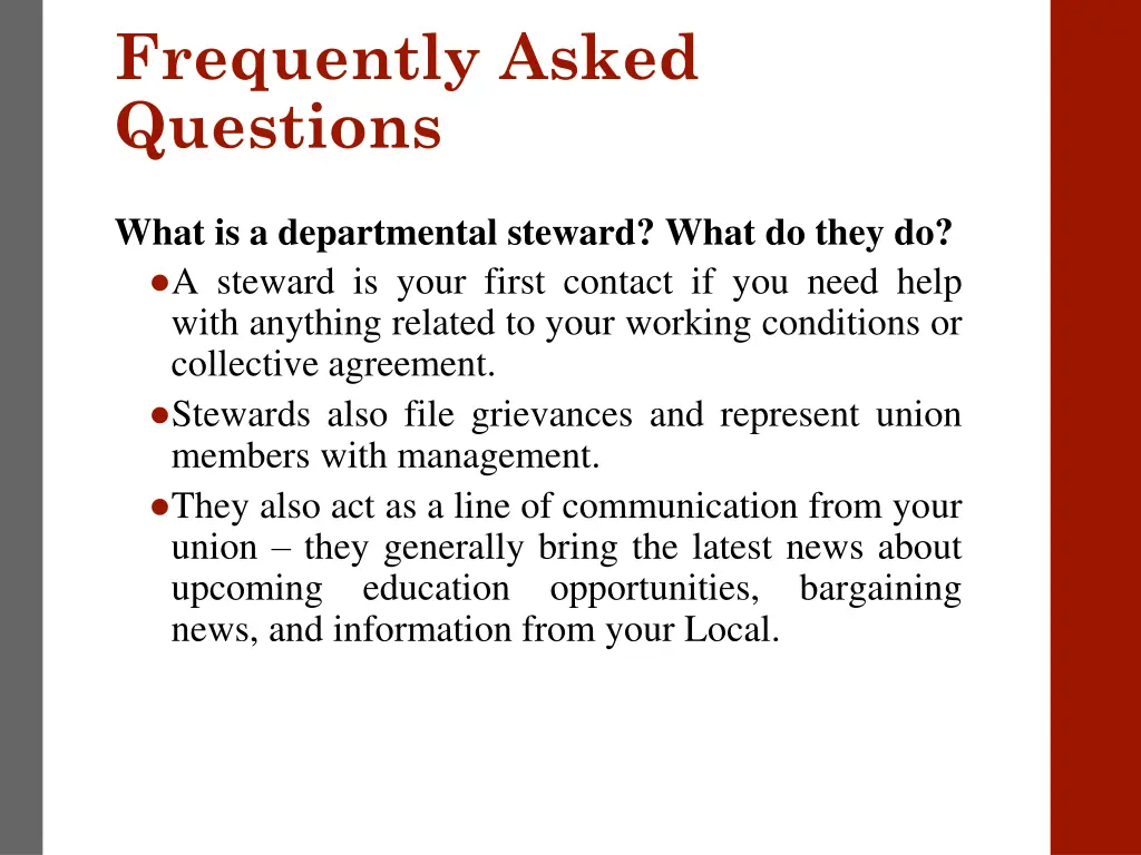 frequently asked questions 1