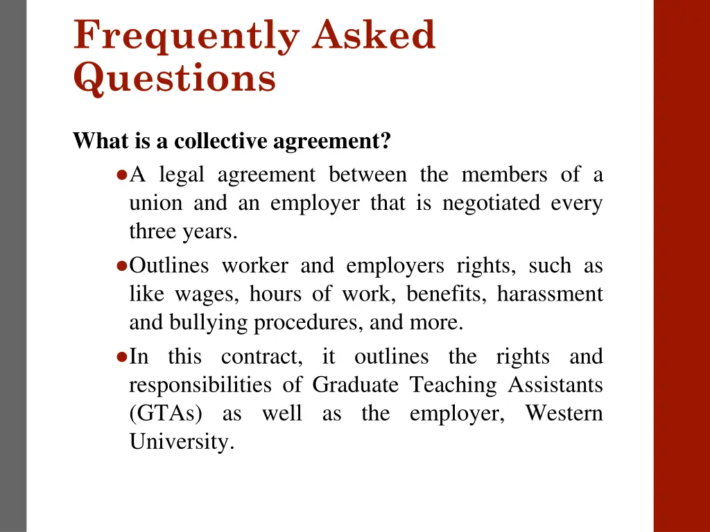 frequently asked questions