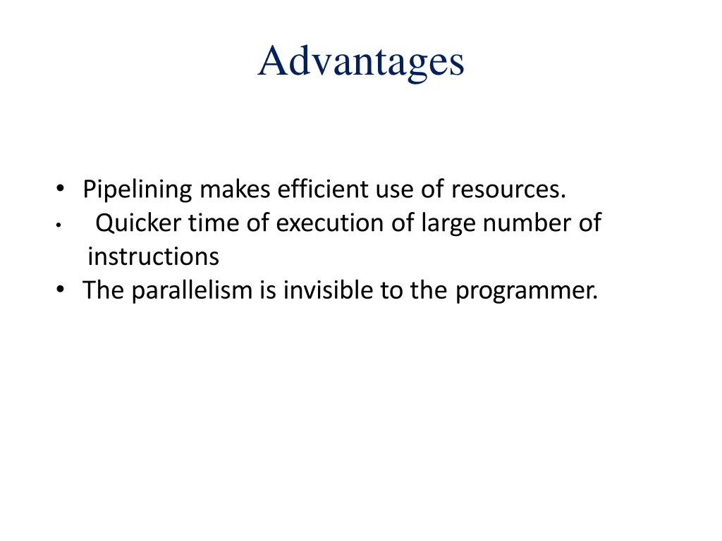 advantages