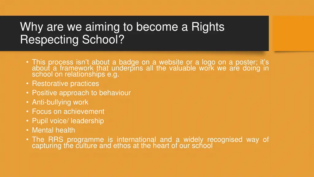 why are we aiming to become a rights respecting