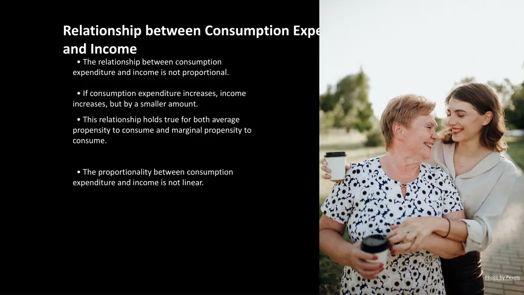 relationship between consumption expenditure