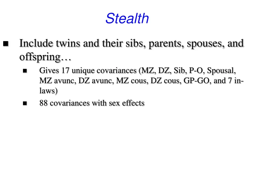 stealth