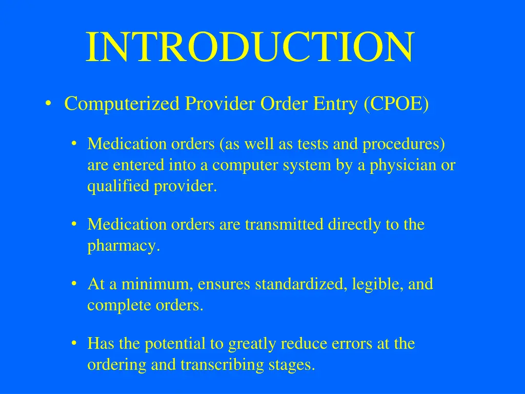 introduction