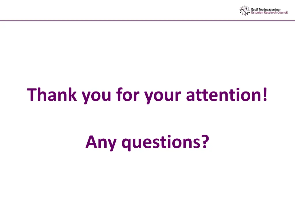 thank you for your attention