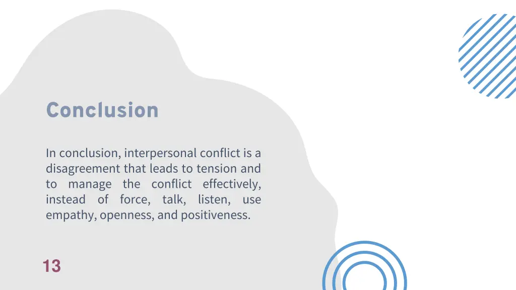 conclusion