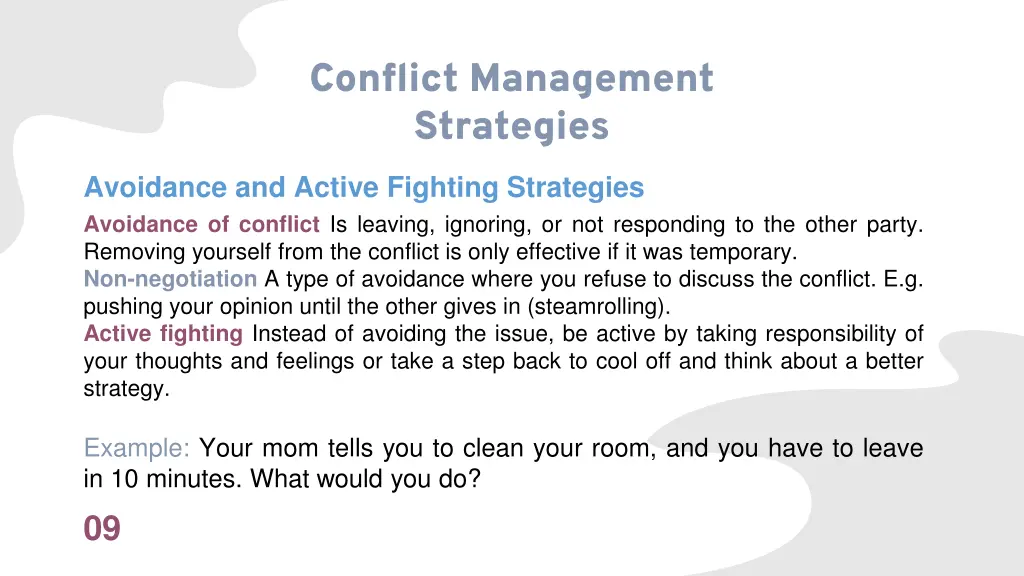 conflict management strategies 1