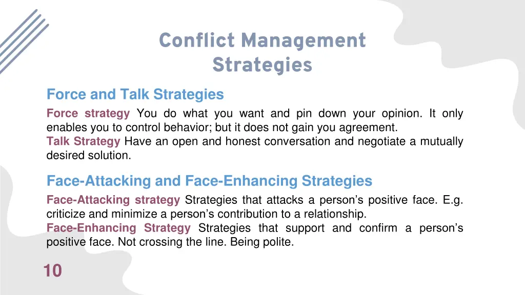 conflict management strategies 2