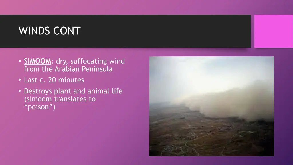 winds cont