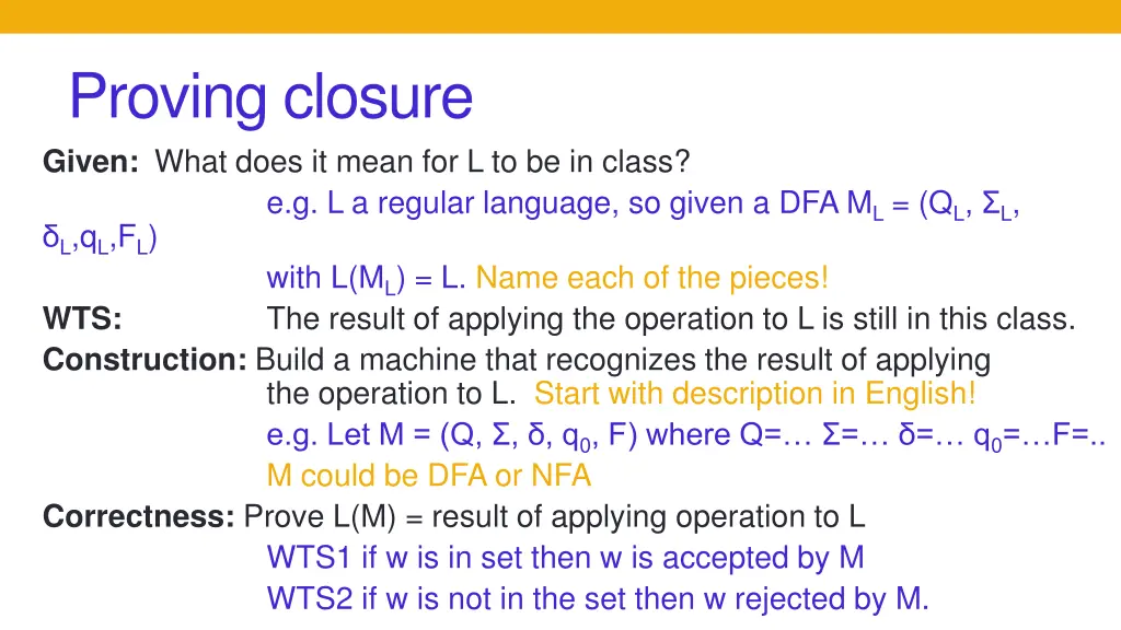 proving closure given what does it mean