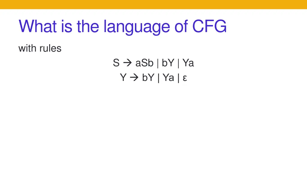 what is the language of cfg