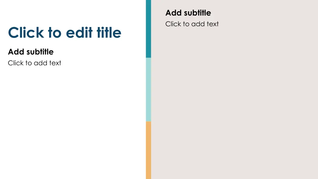 add subtitle click to add text