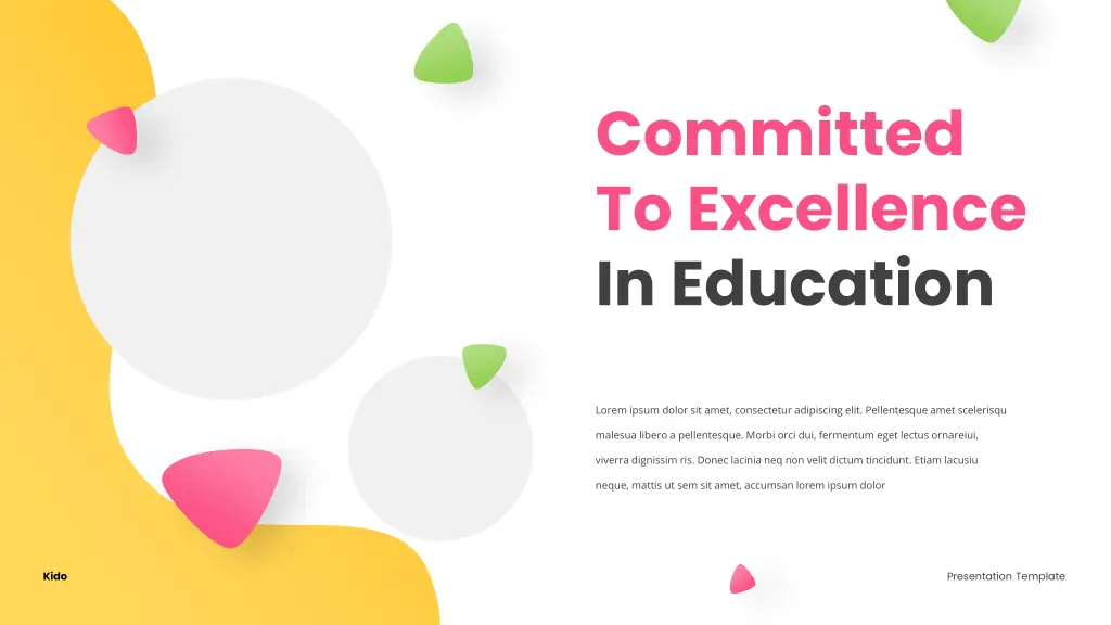 committed to excellence in education