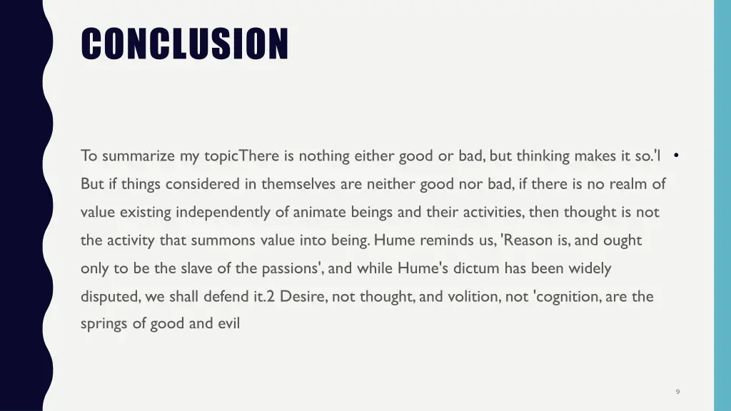 conclusion