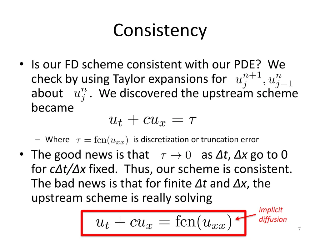 consistency