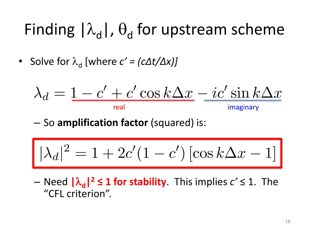 finding d d for upstream scheme 2