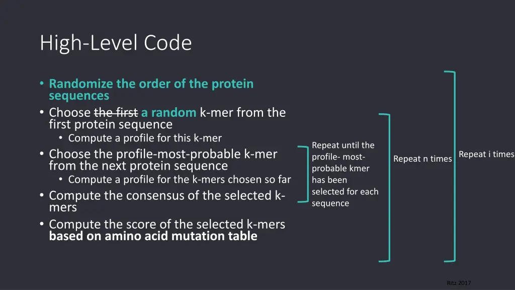 high level code 1