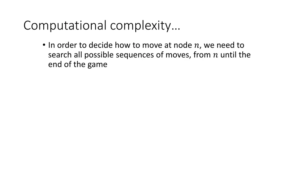 computational complexity