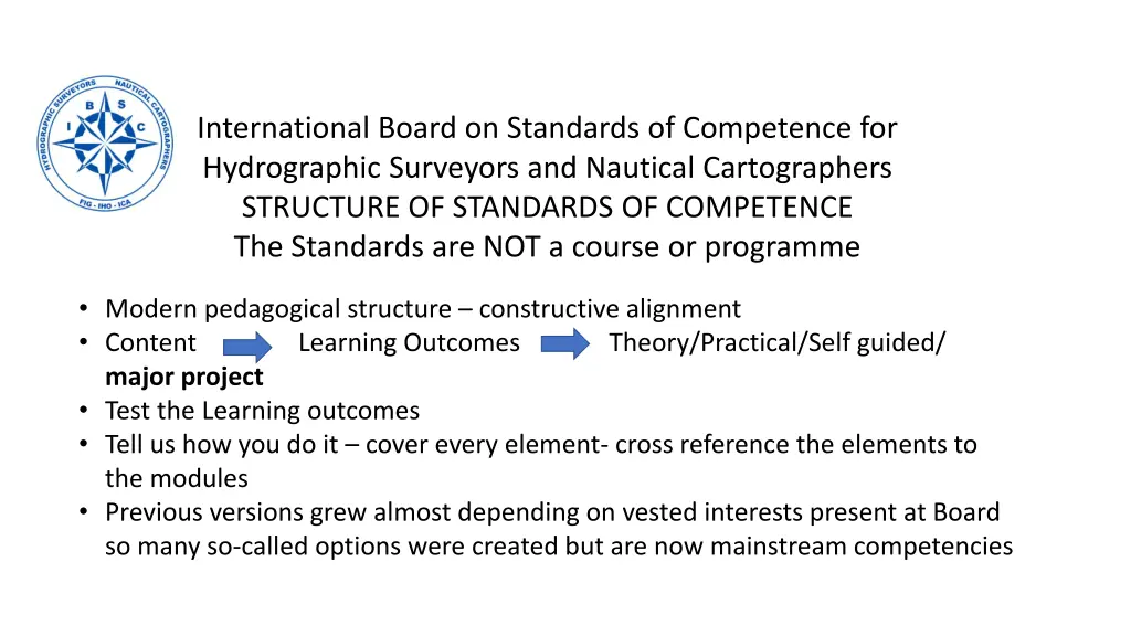 international board on standards of competence 1