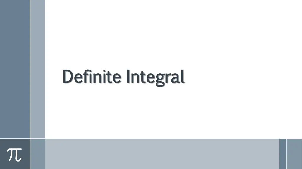 definite integral definite integral