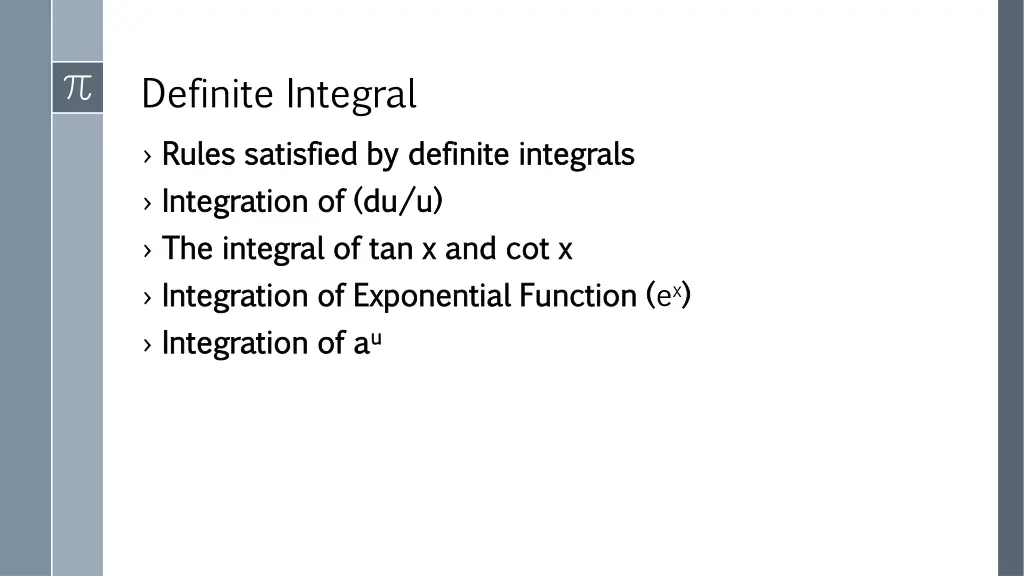 definite integral