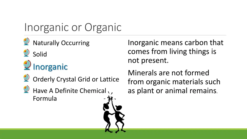 inorganic or organic