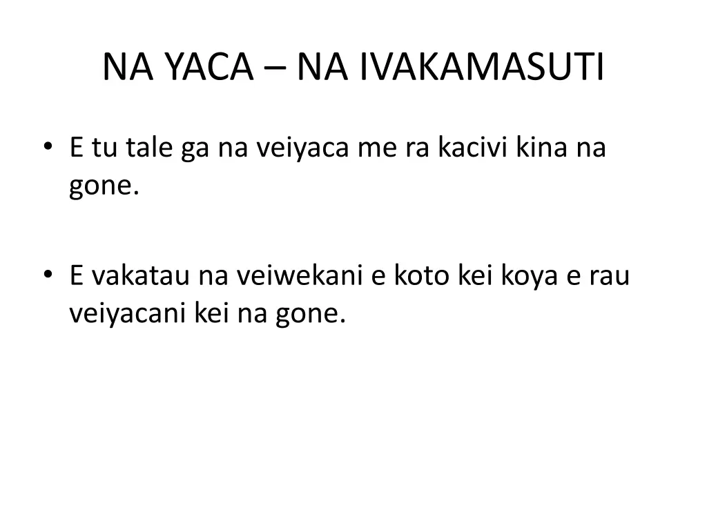 na yaca na ivakamasuti