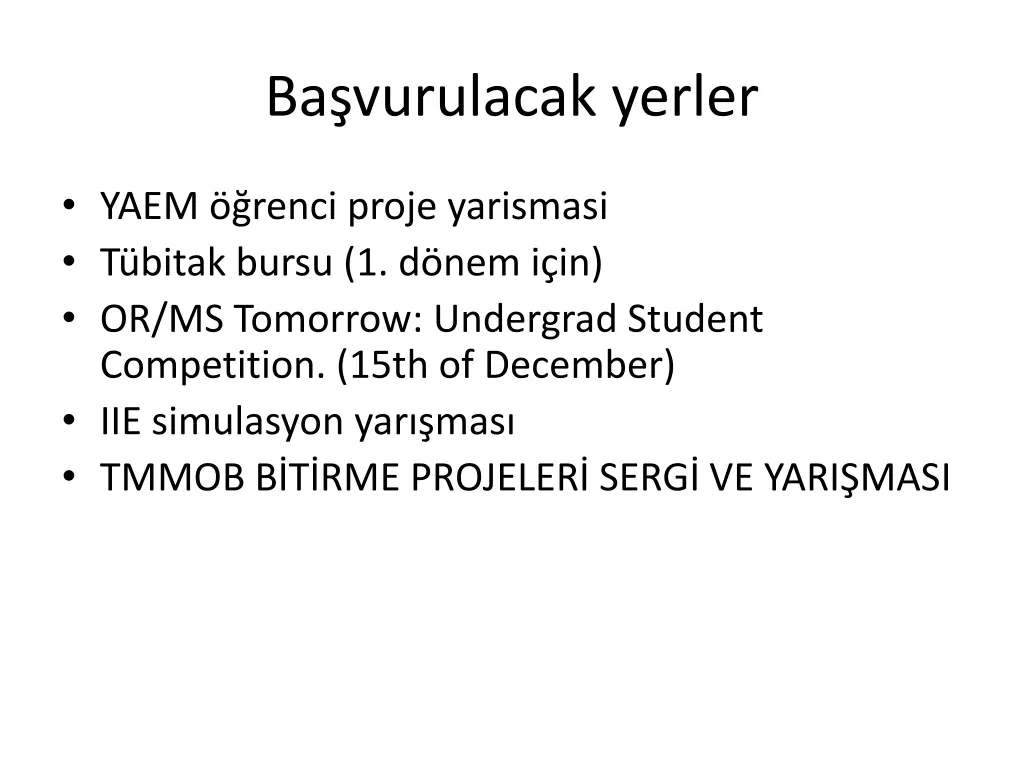ba vurulacak yerler