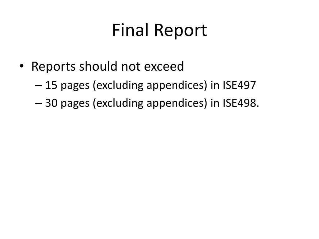 final report