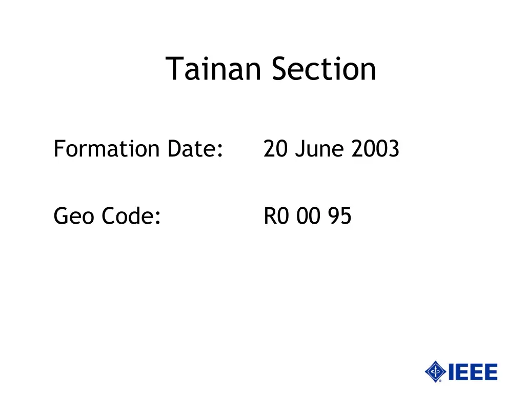 tainan section
