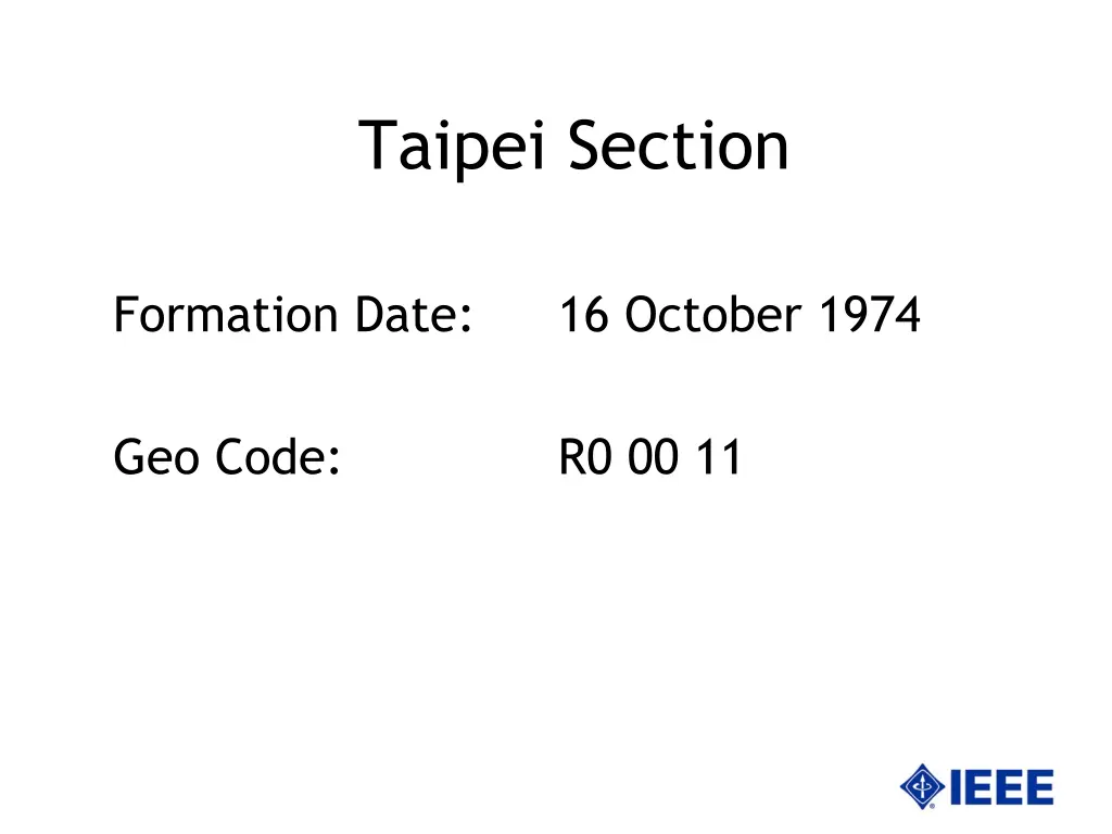 taipei section