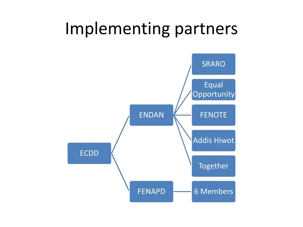 implementing partners