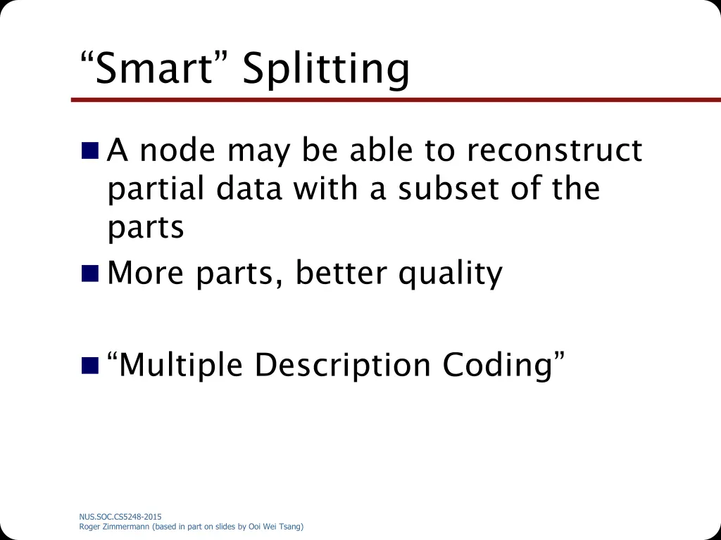 smart splitting