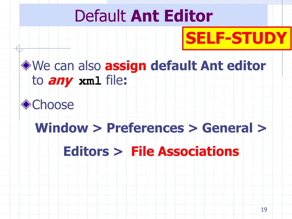 default ant editor 1