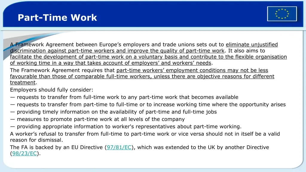 part time work