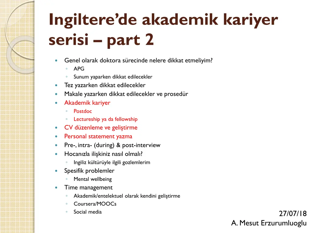 ingiltere de akademik kariyer serisi part 2