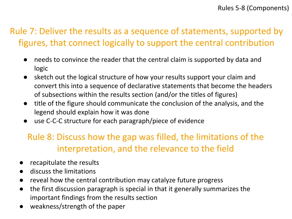 rules 5 8 components 1
