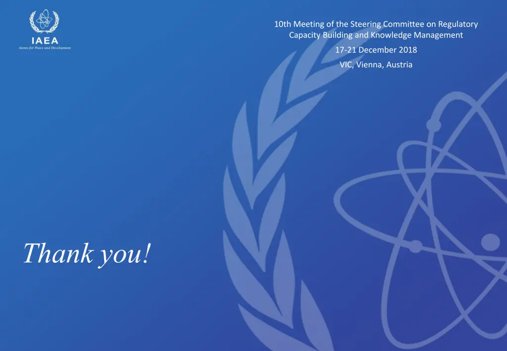 10th meeting of the steering committee 1