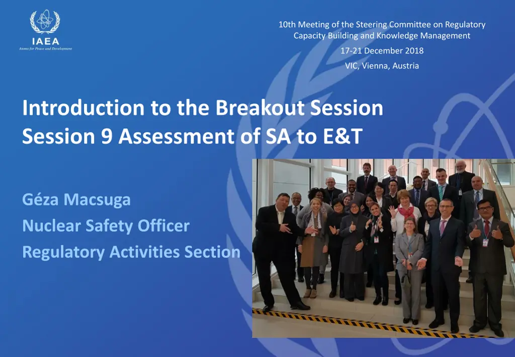 10th meeting of the steering committee