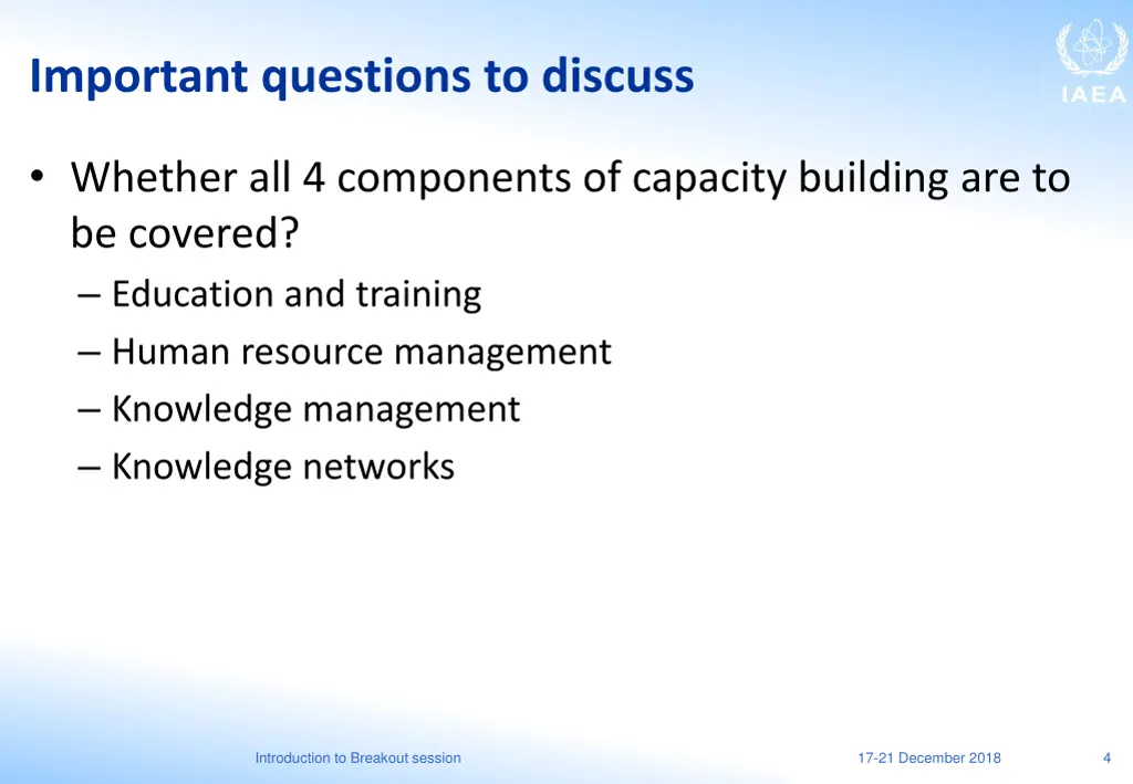 important questions to discuss