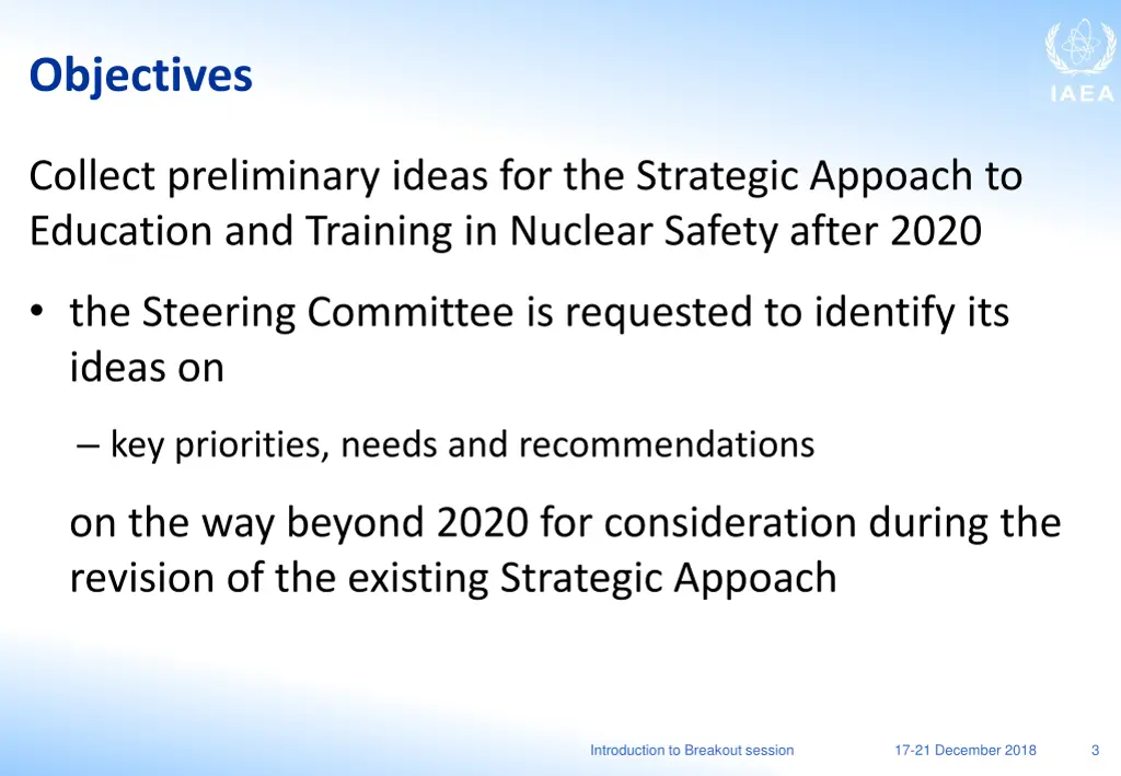objectives