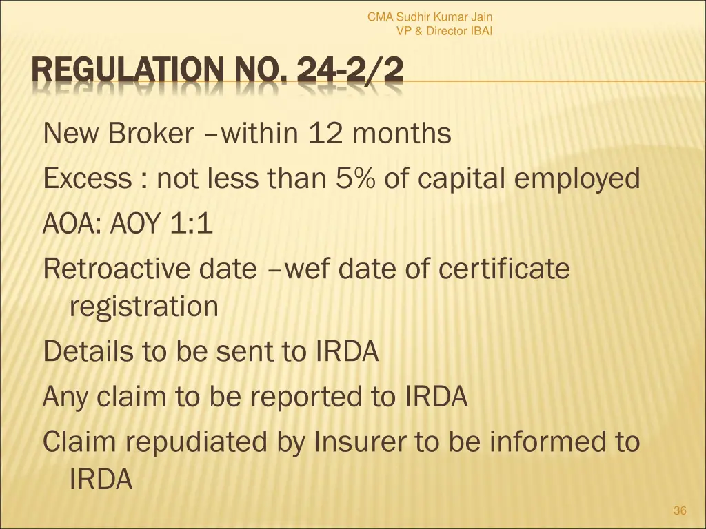 cma sudhir kumar jain vp director ibai 34
