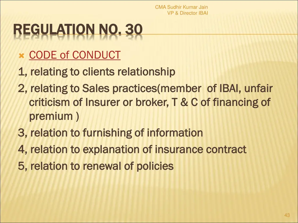 cma sudhir kumar jain vp director ibai 41