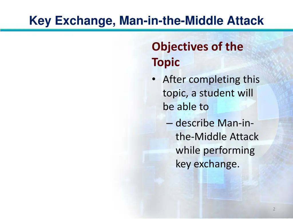 key exchange man in the middle attack 1