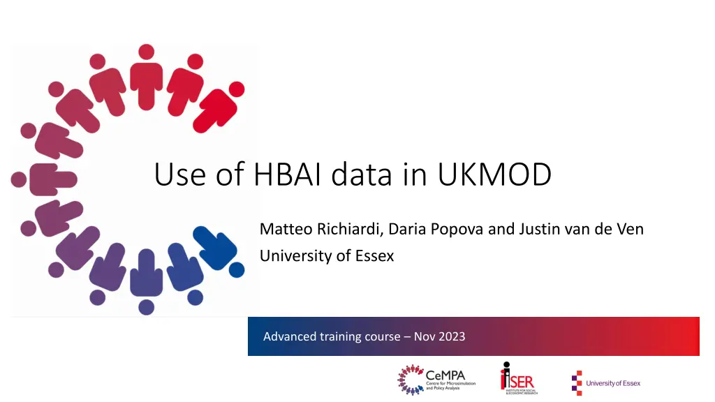 use of hbai data in ukmod