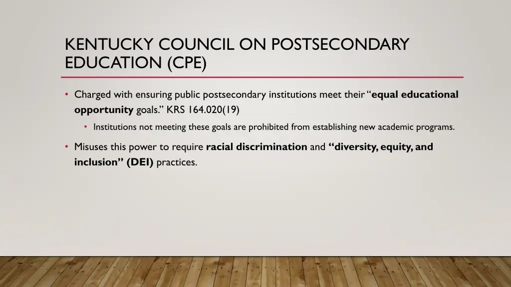 kentucky council on postsecondary education cpe