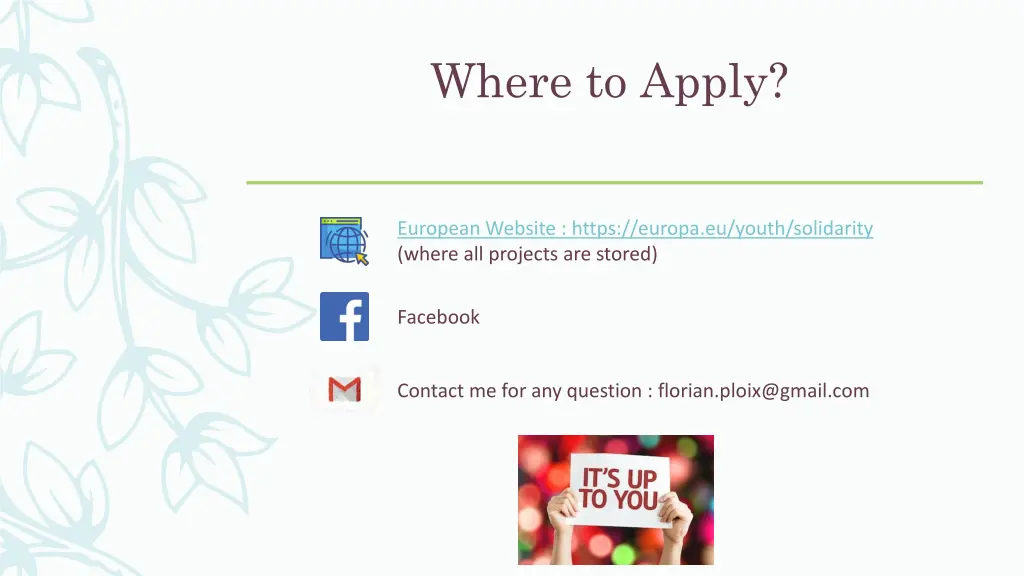 where to apply