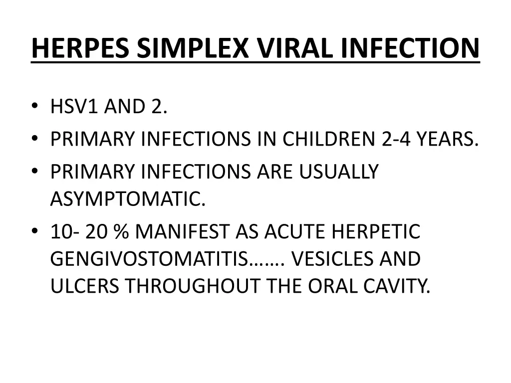 herpes simplex viral infection