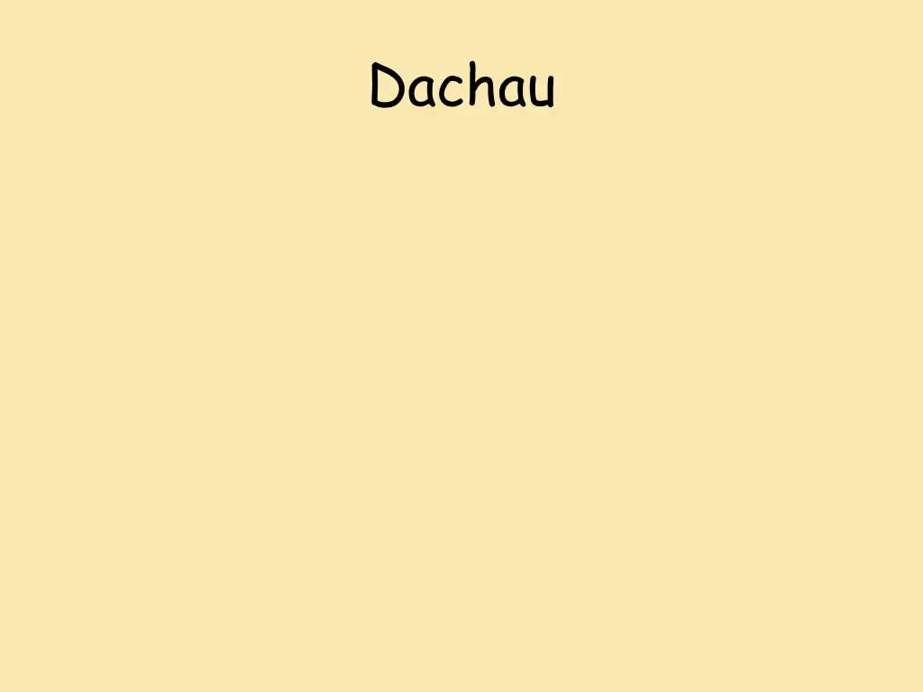 dachau